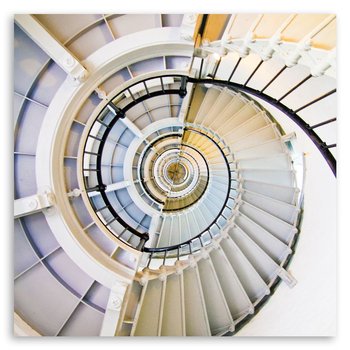 Obraz na płótnie Stairs And Stairs 60x60 - Legendarte