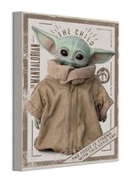 Obraz na płótnie Star Wars The Mandalorian The Child Gwiezdne Wojny na ścianę do salonu 30x40 cm Pyramid Posters