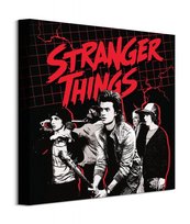 Obraz na płótnie Stranger Things Action Ready na ścianę do salonu 40x40 cm Stranger Things
