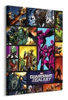 Obraz na płótnie Strażnicy Galaktyki Komiks Marvel na ścianę do salonu 60x80 cm Pyramid International