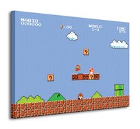 Obraz na płótnie Super Mario Bros 1 na ścianę do pokoju dziecka 80x60 cm