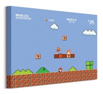 Obraz na płótnie Super Mario Bros na ścianę do pokoju dziecka 50x40 cm