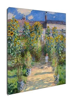 Obraz na płótnie The Artist&rsquo;s Garden at Vétheuil, Claude Monet, 20x30 cm - Galeria Plakatu