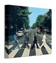 Obraz na płótnie The Beatles Abbey Road obrazy na ścianę do salonu 30x30 cm The Beatles