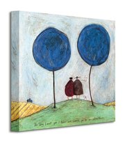 Obraz na płótnie The Day I Met You Sam Toft na ścianę do salonu 30x30 cm Art Group