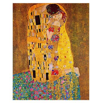 Obraz na płótnie The Kiss (Klimt) 50x70 - Legendarte