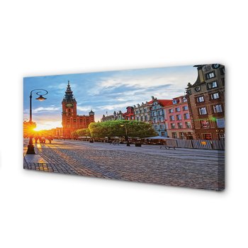 Obraz na płótnie TULUP Gdańsk Stare miasto 100x50 cm - Tulup