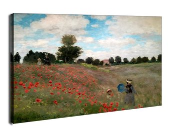 Obraz na płótnie Wild Poppies, near Argenteuil, Claude Monet, 70x50 cm - Galeria Plakatu