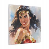 Obraz na płótnie WONDER WOMAN MARVEL abstrakcja jak akwarela 60x60 Inna marka
