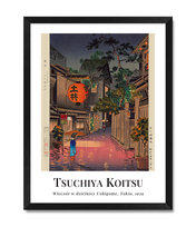 Obraz na ścianę plakat reprodukcja styl japoński orientalny do salonu Tokio 32x42 cm