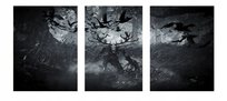 Obraz na ścianę Wiedźmin 3 Dziki Gon, The Witcher tryptyk 40x90 cm