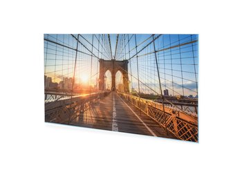 Obraz na szkle akrylowym HOMEPRINT Most w Brooklynie, Nowy Jork 125x50 cm - HOMEPRINT