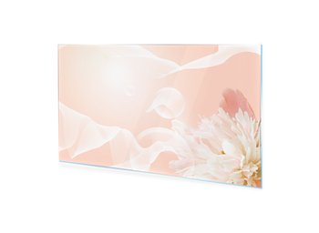 Obraz na szkle HOMEPRINT Białe piwonie na różowym tle 120x60 cm - HOMEPRINT