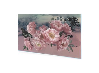 Obraz Na Szkle Homeprint Bukiet Różowych Piwonii 125X50 Cm - HOMEPRINT