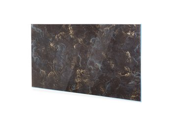 Obraz na szkle HOMEPRINT Czarno złoty marmur, luksus 125x50 cm - HOMEPRINT