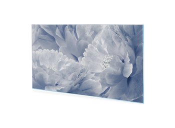 Obraz Na Szkle Homeprint Kwiaty Niebieskich Piwonii 125X50 Cm - HOMEPRINT