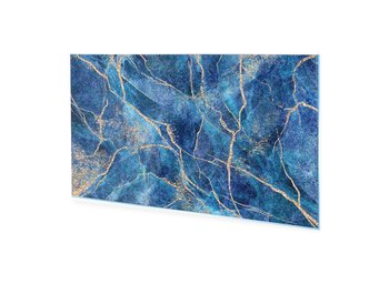 Obraz Na Szkle Homeprint Niebieski Marmur Dekoracyjny 125X50 Cm - HOMEPRINT