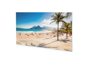 Obraz na szkle HOMEPRINT Plaża w Rio de Janerio 140x70 cm - HOMEPRINT
