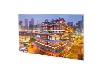 Obraz na szkle HOMEPRINT Świątynia w Singapurze 140x70 cm - HOMEPRINT