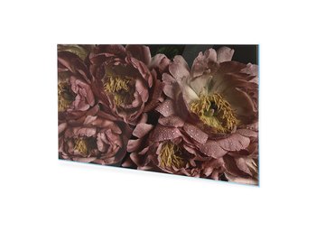 Obraz Na Szkle Homeprint Sztuczne Kwiaty Piwonii 140X70 Cm - HOMEPRINT