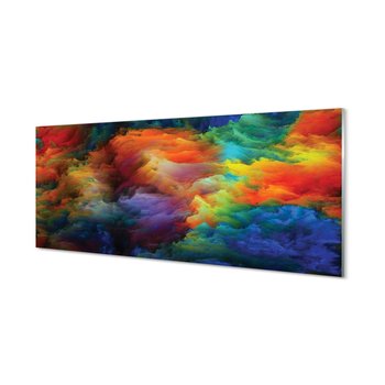 Obraz na szkle TULUP Kolorowe fraktale 3d, 125x50 cm - Tulup