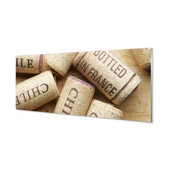 Obraz na szkle TULUP Korki od butelek z wina, 125x50 cm - Tulup