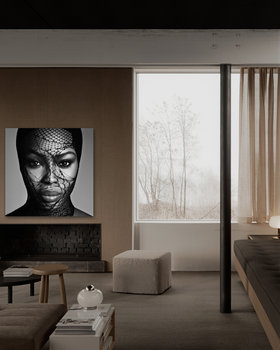 Obraz Naomi Campbell 70x70 - Patrycja Kita Dekoracje PATKA