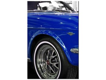 Obraz Niebieski Mustang, 20x30 cm - Oobrazy