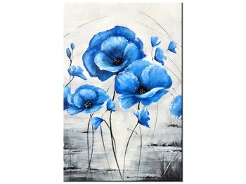 Obraz Niebieskie Maki, 80x120 cm - Oobrazy