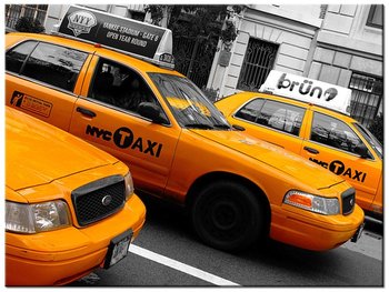 Obraz Nowojorskie taksówki - Ian Muttoo, 40x30 cm - Oobrazy