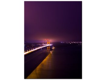 Obraz Oświetlony Golden Gate - Zach Dischner, 30x40 cm - Oobrazy