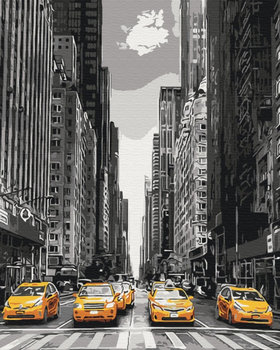 Obraz Paint it! Malowanie po numerach, New York taxi - Symag