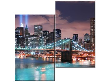 Obraz Panorama Manhattanu, 2 elementy, 60x60 cm - Oobrazy
