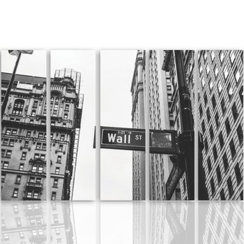 Obraz pięcioczęściowy na płótnie: Wall Street, 70x100 cm - Caro