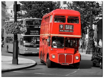 Obraz Piętrowy angielski autobus, 40x30 cm - Oobrazy