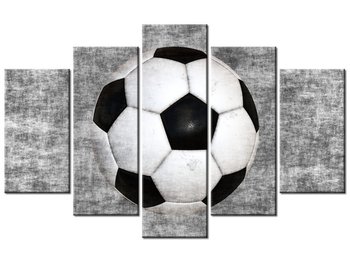 Obraz Piłka footballowa, 5 elementów, 100x63 cm - Oobrazy