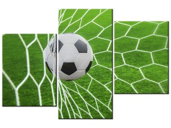 Obraz Piłka w bramce, 3 elementy, 90x60 cm - Oobrazy