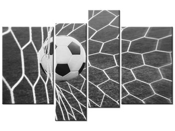 Obraz Piłka w bramce, 4 elementy, 130x85 cm - Oobrazy