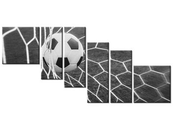 Obraz Piłka w bramce, 6 elementów, 220x100 cm - Oobrazy