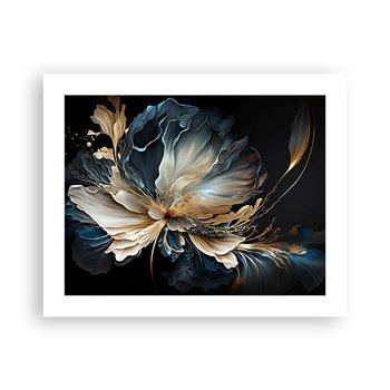 Obraz - Plakat - Baśniowy kwiat paproci - 50x40cm - Kwiat Botanika Art Deco - Foto Plakaty bez ramy do Salonu Sypialni ARTTOR - ARTTOR