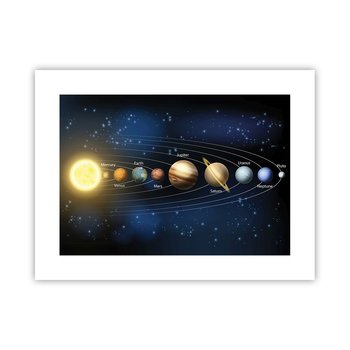 Obraz - Plakat - Jedna z dziesięciu - 40x30cm - Kosmos Galaktyka Układ Słoneczny - Foto Plakaty na ścianę bez ramy - Plakat do Salonu Sypialni ARTTOR - ARTTOR
