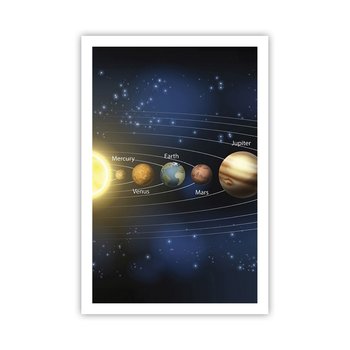 Obraz - Plakat - Jedna z dziesięciu - 61x91cm - Kosmos Galaktyka Układ Słoneczny - Foto Plakaty na ścianę bez ramy - Plakat do Salonu Sypialni ARTTOR - ARTTOR