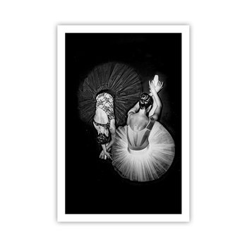 Obraz - Plakat - Jin i jang – idealna równowaga - 61x91cm - Baletnica Balet Taniec - Foto Plakaty na ścianę bez ramy - Plakat do Salonu Sypialni ARTTOR - ARTTOR