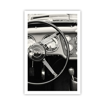 Obraz - Plakat - Marzenie kolekcjonera - 61x91cm - Samochód Vintage Motoryzacja - Foto Plakaty na ścianę bez ramy - Plakat do Salonu Sypialni ARTTOR - ARTTOR