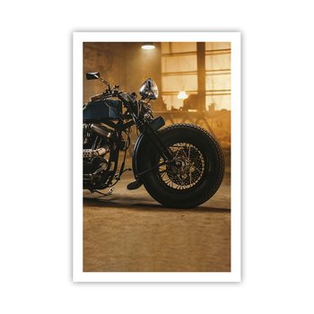 Obraz - Plakat - Mogę wszystko - 61x91cm - Motocykl Vintage Motoryzacja - Foto Plakaty na ścianę bez ramy - Plakat do Salonu Sypialni ARTTOR - ARTTOR