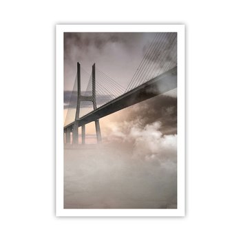 Obraz - Plakat - Nad rzeką, której nie ma - 61x91cm - Krajobraz Most Architektura - Foto Plakaty na ścianę bez ramy - Plakat do Salonu Sypialni ARTTOR - ARTTOR