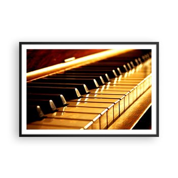 Obraz - Plakat - Nieograniczone możliwości - 91x61cm - Muzyka Fortepian Instrument Muzyczny - Foto Plakaty na ścianę w czarnej ramie - Plakat do Salonu Sypialni ARTTOR - ARTTOR