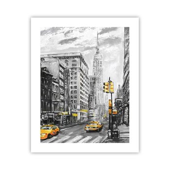 Obraz - Plakat - Nowojorska opowieść - 40x50cm - Miasto Nowy Jork Architektura - Foto Plakaty bez ramy do Salonu Sypialni ARTTOR - ARTTOR