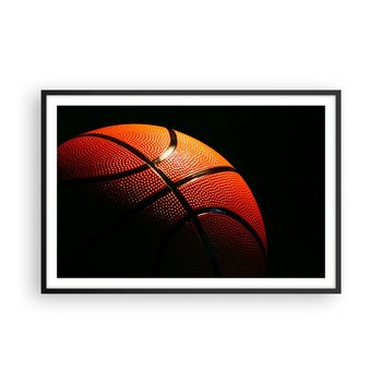 Obraz - Plakat - Piękna jak planeta - 91x61cm - Sport Koszykówka Piłka Koszykowa - Foto Plakaty na ścianę w czarnej ramie - Plakat do Salonu Sypialni ARTTOR - ARTTOR