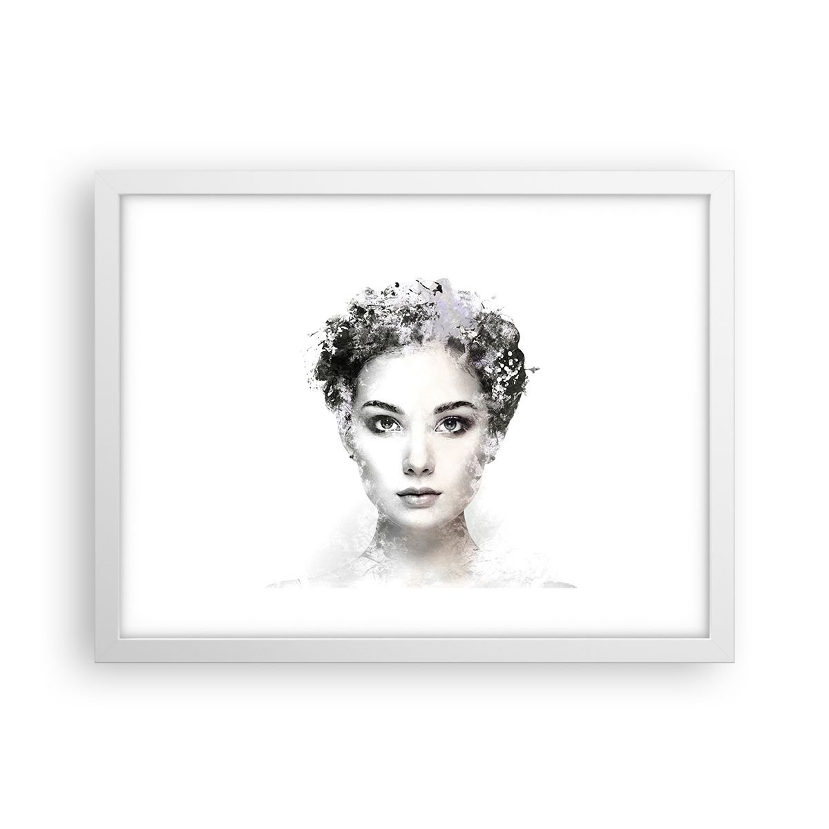 Obraz - Plakat - Portret niezwykle stylowy - 40x30cm - Twarz Kobiety ...